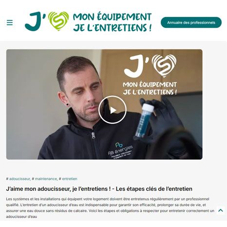 J'aime mon équipement